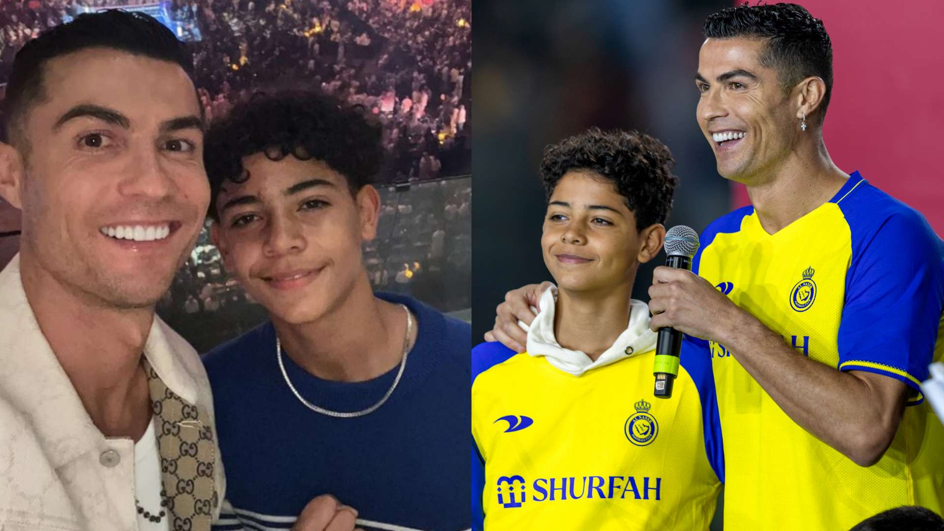 Partner in crime Ronaldo wishes happy birthday to Cristiano Jr as 14 year old looks to follow in the footsteps of his record breaking father at Al Nassr Goal UK